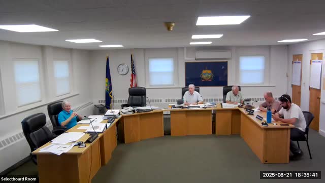 Rutland planning commission postpones Baird Levin boundary‑line adjustment after applicants absent