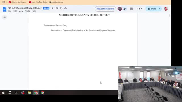 North Scott board schedules public hearing to renew instructional support levy