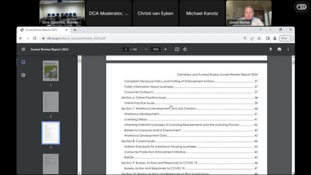California Bureau Proposes Changes to Cemetery Endowment Care Regulations