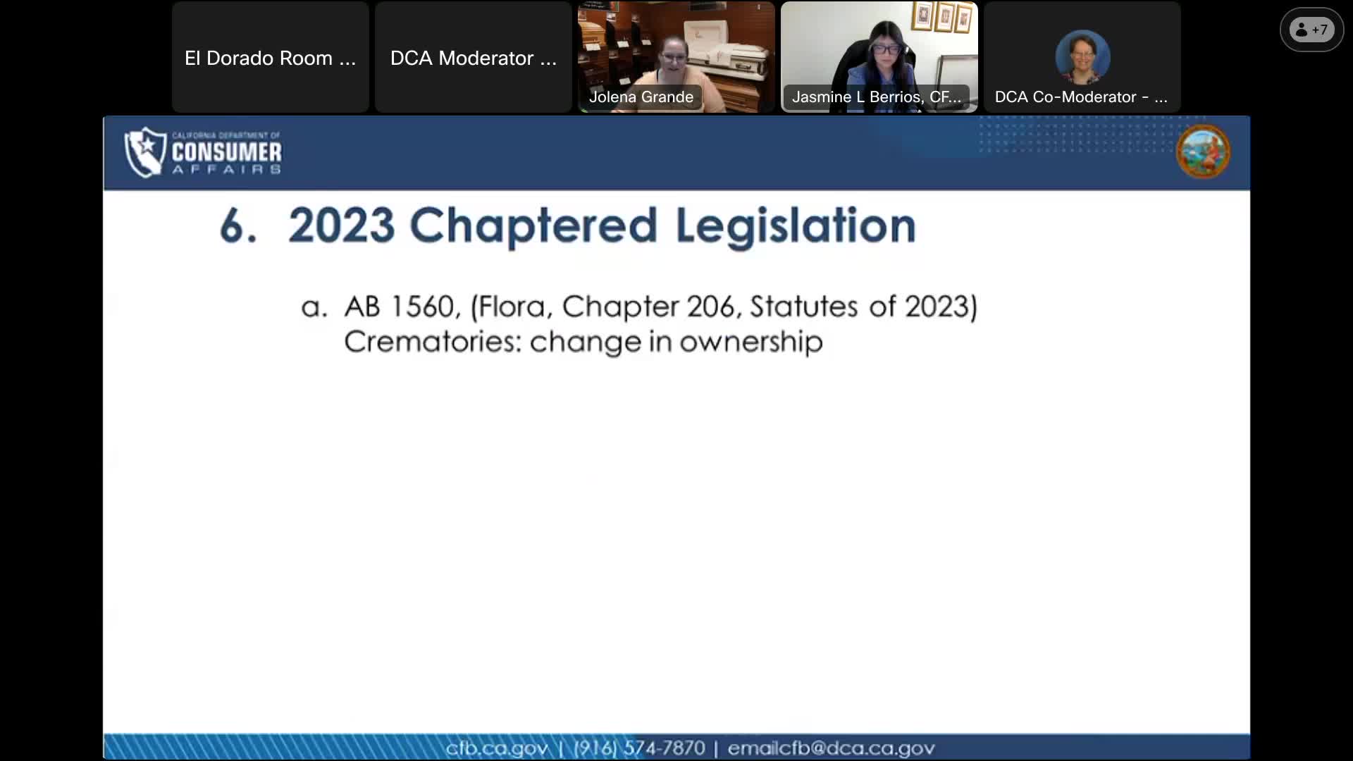 California Assembly Passes AB 1560 Enhancing Crematory License Transfer Process