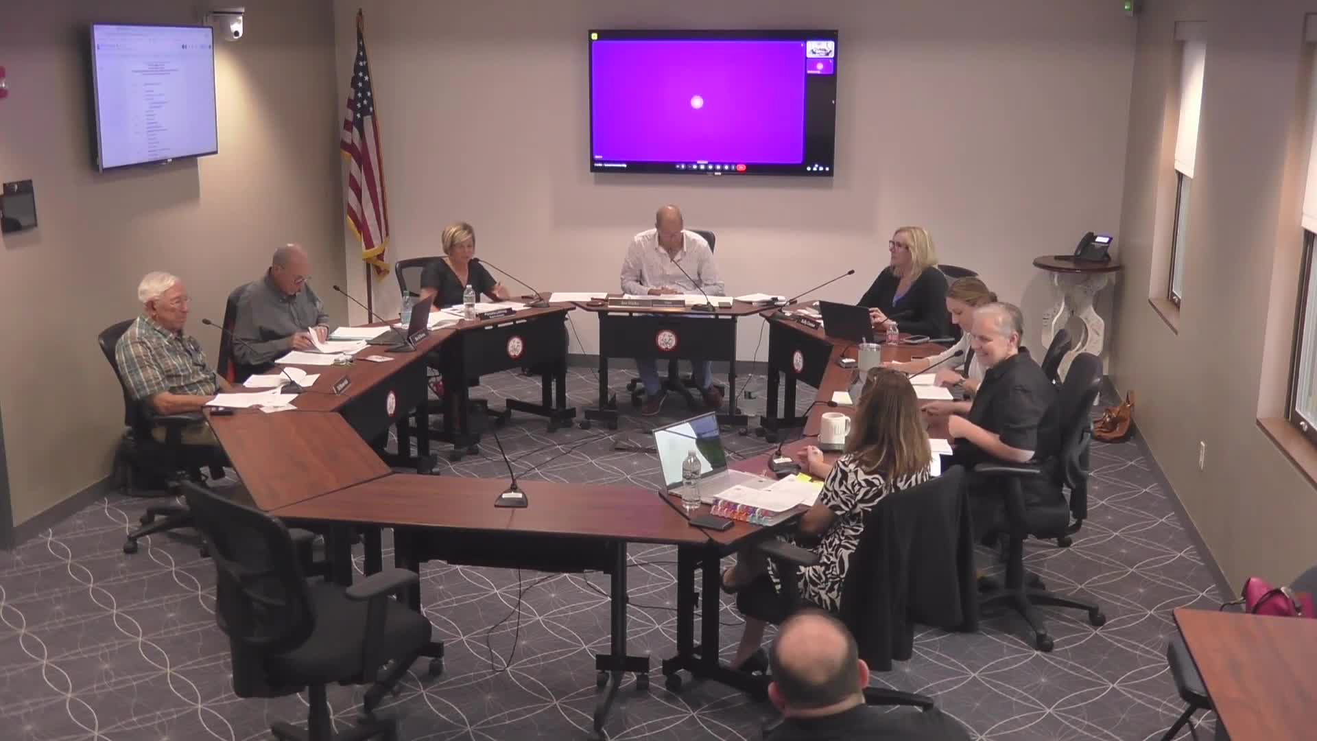 School finance staff present three budget transfers; committee approves revolving-account baselines