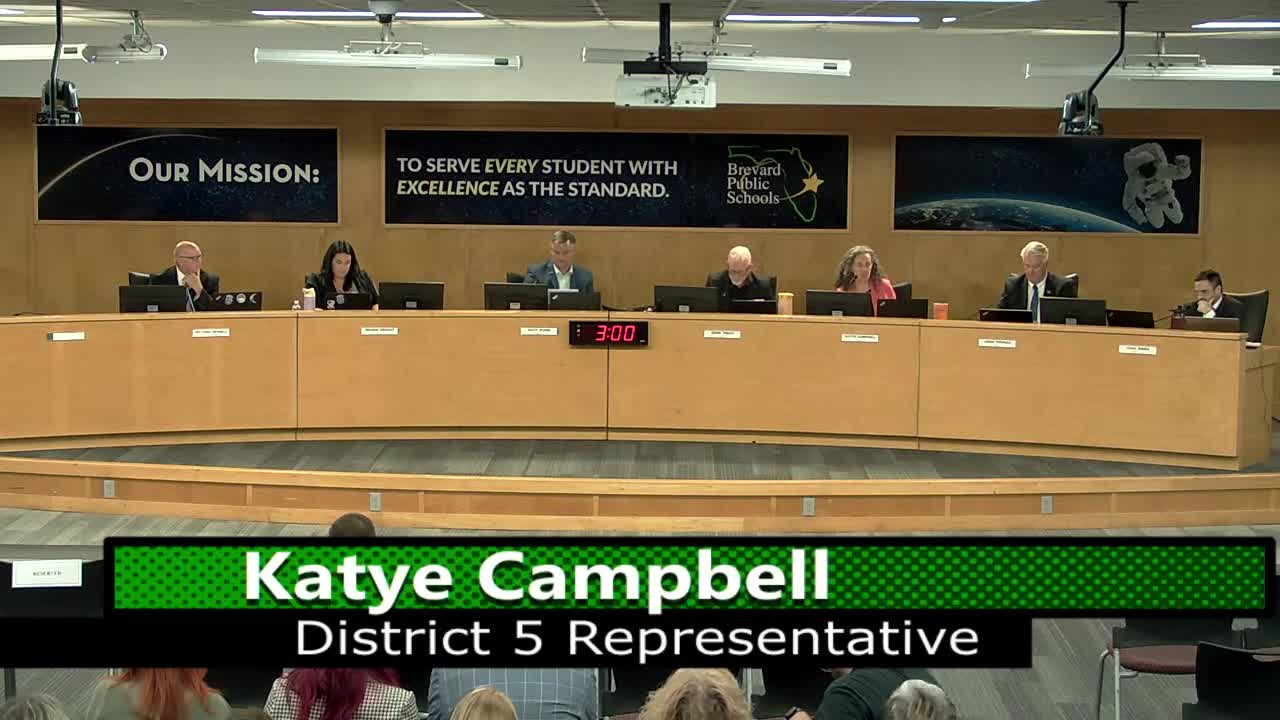 Board Member Addresses Charter School Competition and Strategic Improvement Goals