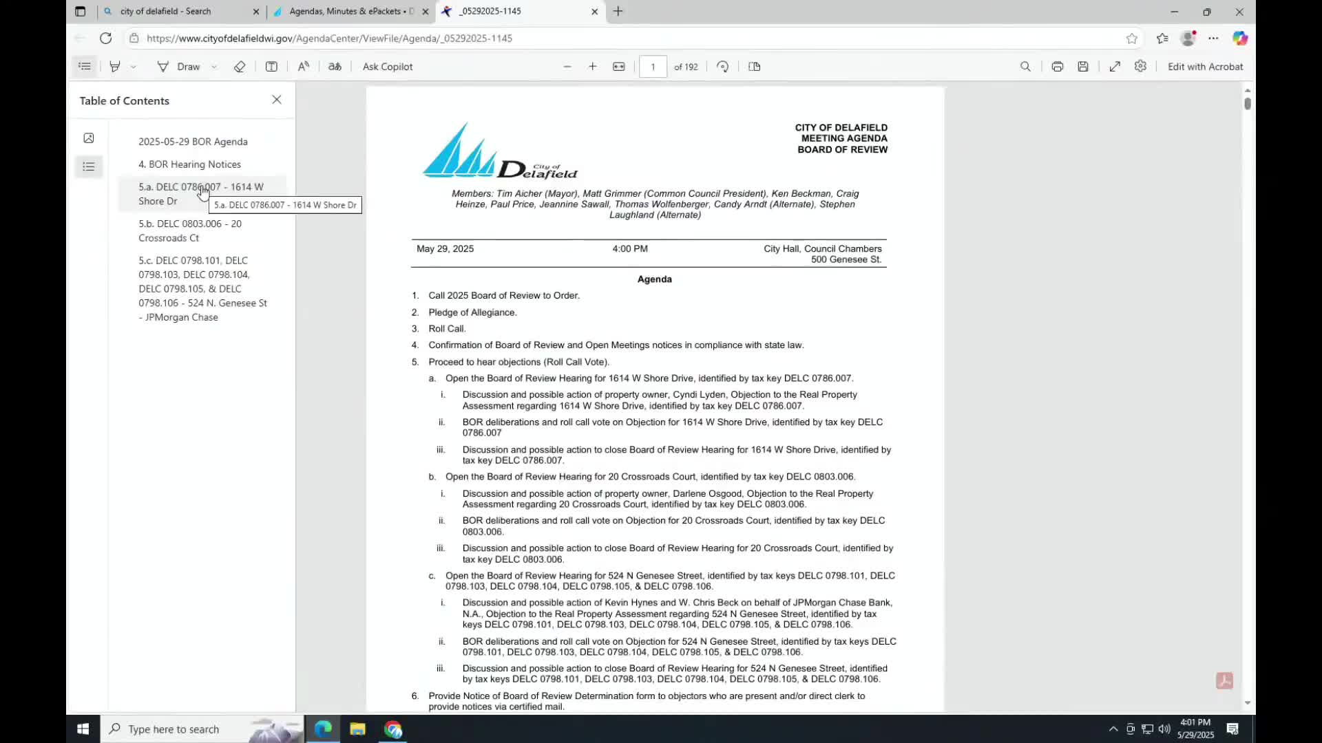 Delafield board upholds $732,000 assessment for 1614 West Shore Drive