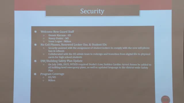 Board approves district-wide safety plan; state-mandated sudden cardiac arrest language triggers additional review