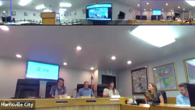 Planning commission grants preliminary site plan for Harrisville Commercial Development; storm drainage coordination with Pleasant View required