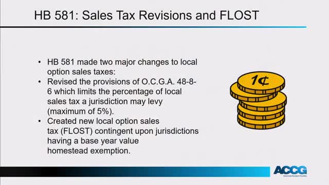 Cobb County hears education on Georgia local-option sales taxes, including new FLOST option