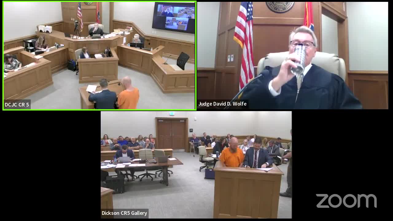 Court Holds Hearing on Multiple Probation Violations and Sentencings