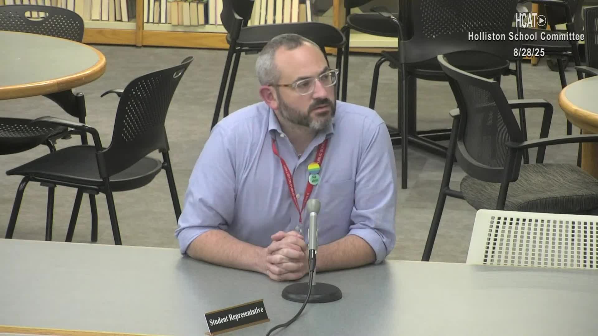 School committee approves minor handbook edits; discusses directed study changes and senior open-campus proposal