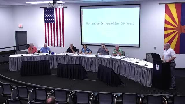 Sun City West reports favorable August results; $67,000 Aetna rebate and APF shortfall discussed