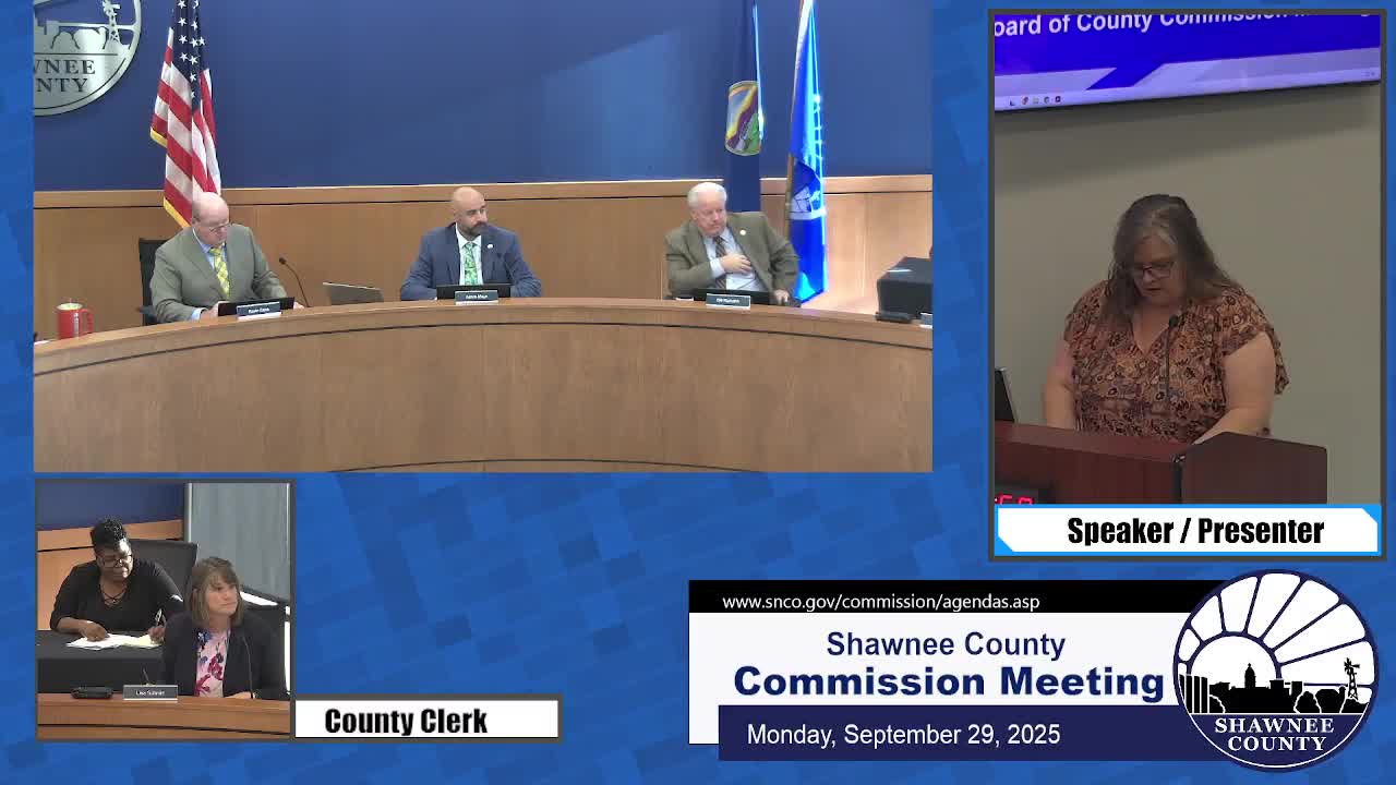 External Auditor Jacob Hallman Presents 2024 Audit Results to County Commissioners
