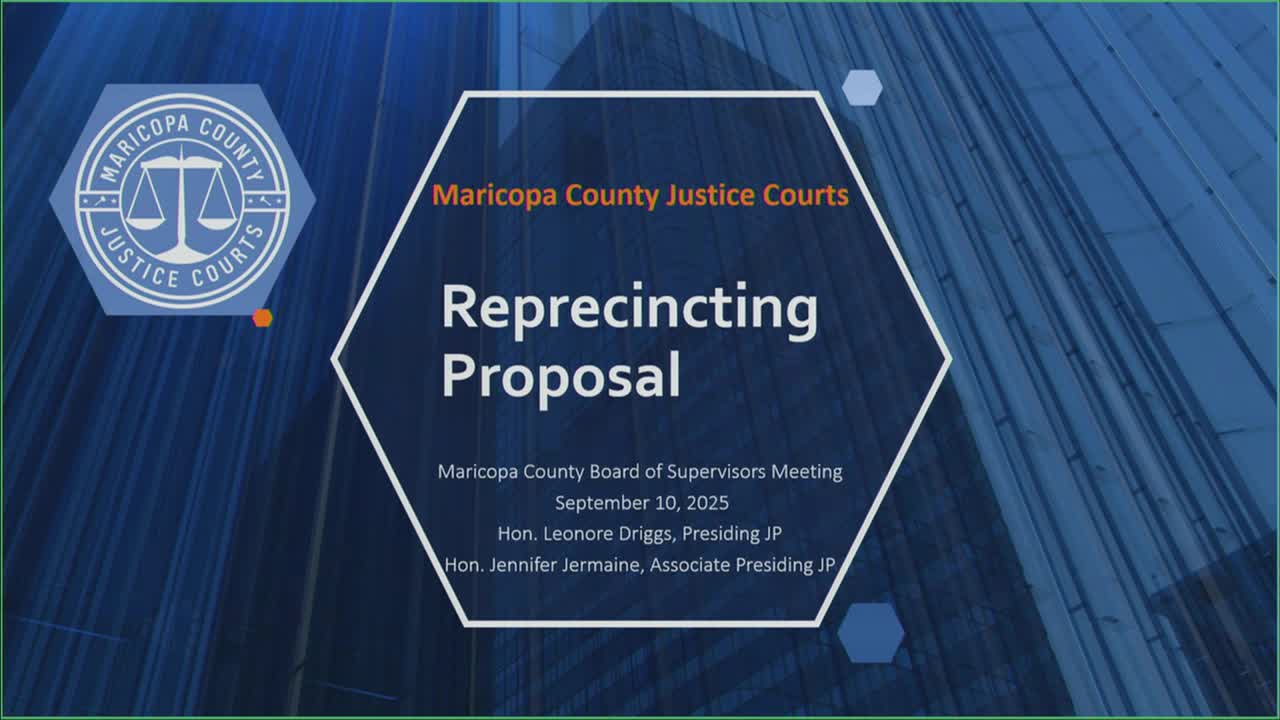 Arizona Justice Courts Propose Geographic Split to Manage Rising Case Filings
