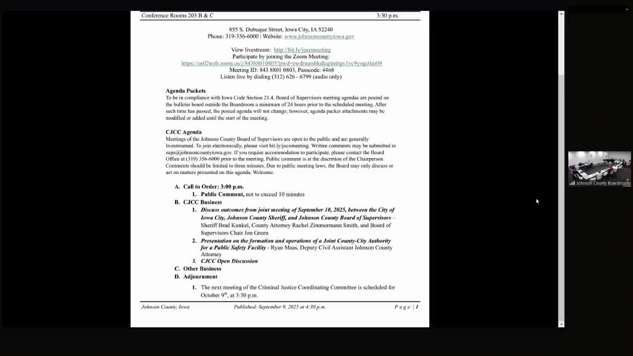 County attorney outlines legal steps and timeline for forming joint county-city authority for public-safety facility