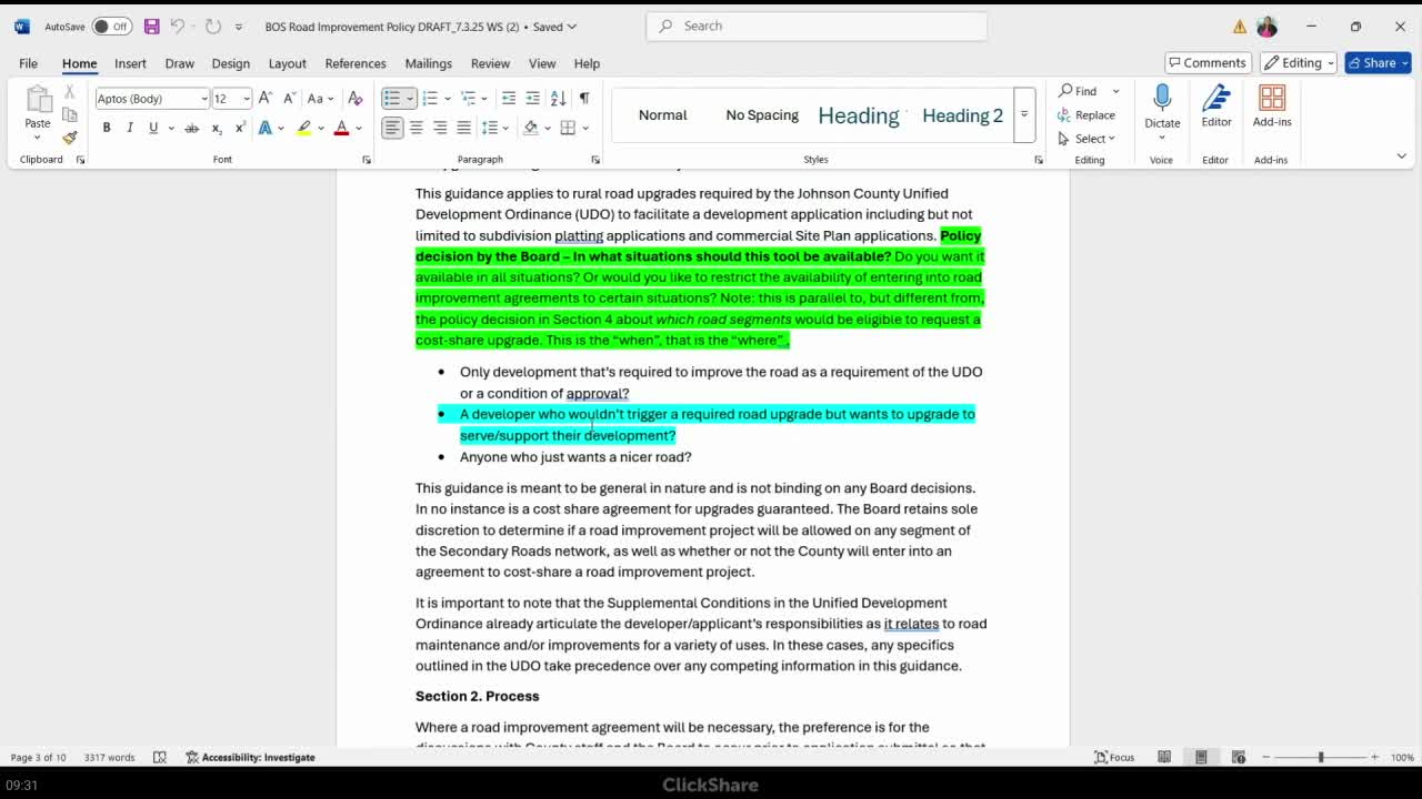 Supervisors discuss hosting ISAC town hall, joint meetings schedule and outreach events; auditor to propose April/May dates for ISAC stop