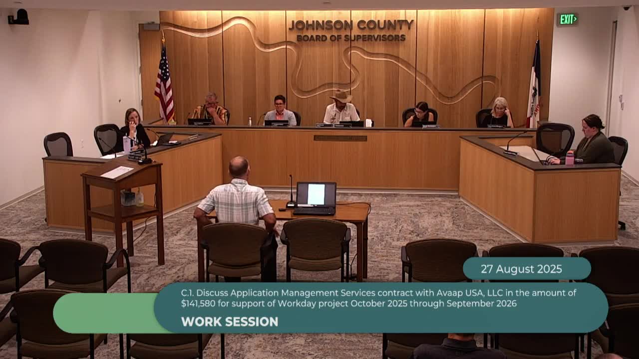 Assessors ask Board to approve homestead and military exemption applications; Iowa City assessor reports 3,600 65+ homestead recipients