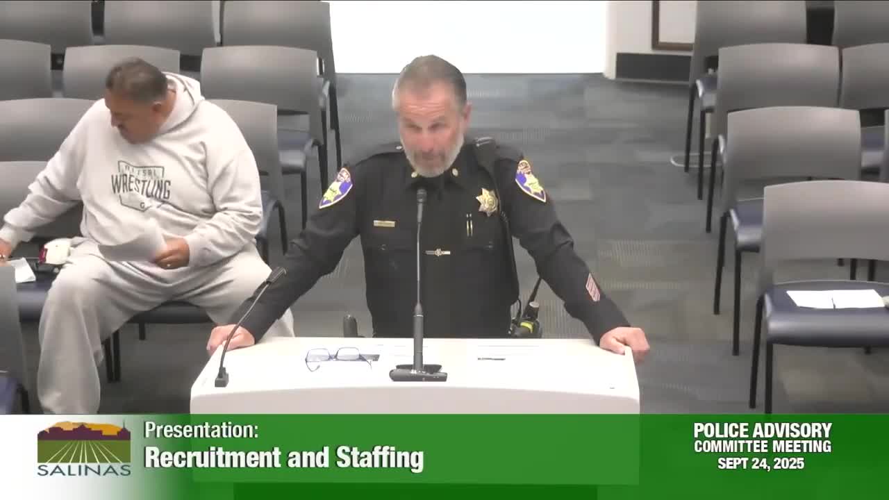 Salinas Police Department Discusses Recruitment Challenges and Community Engagement Strategies