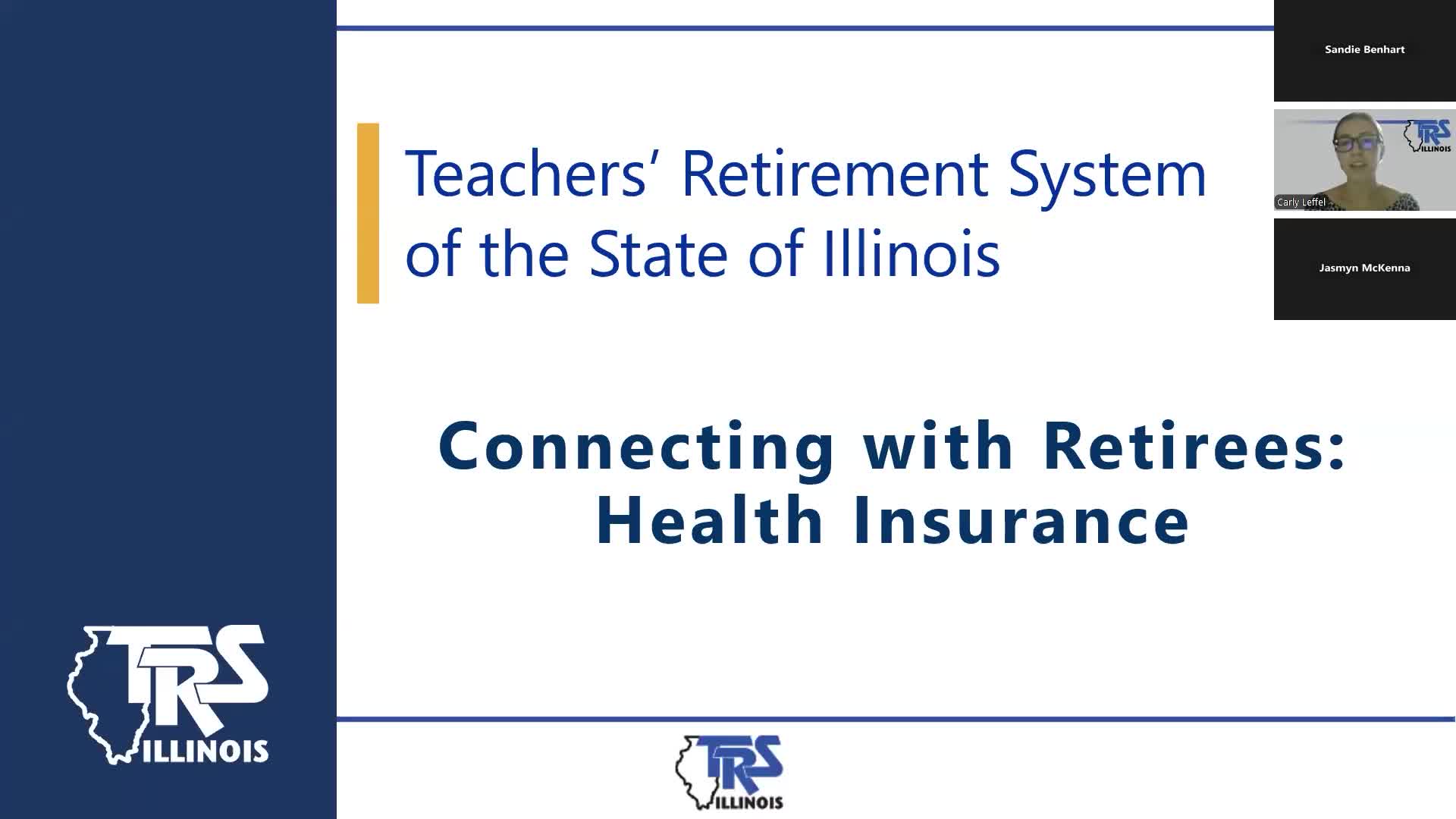 Illinois TRS Hosts Webinar on Health Insurance for Retirees and Enrollment Procedures