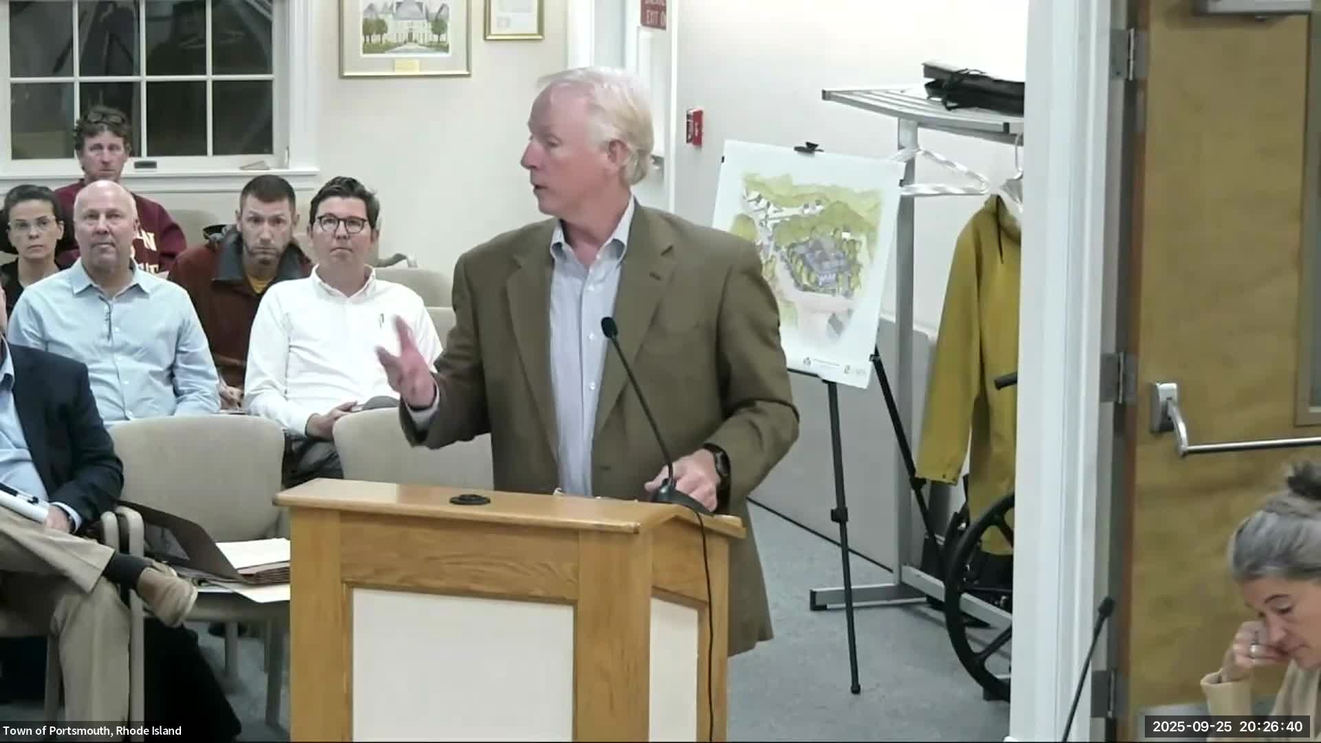 Planning Commission Reviews Variance Requests for North and South Lots