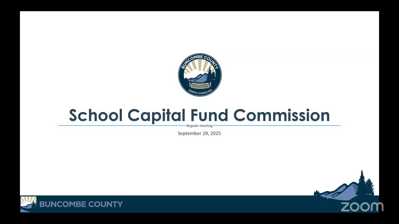 School Capital Fund Commission Discusses Project Financing and Bond Issuance Strategies