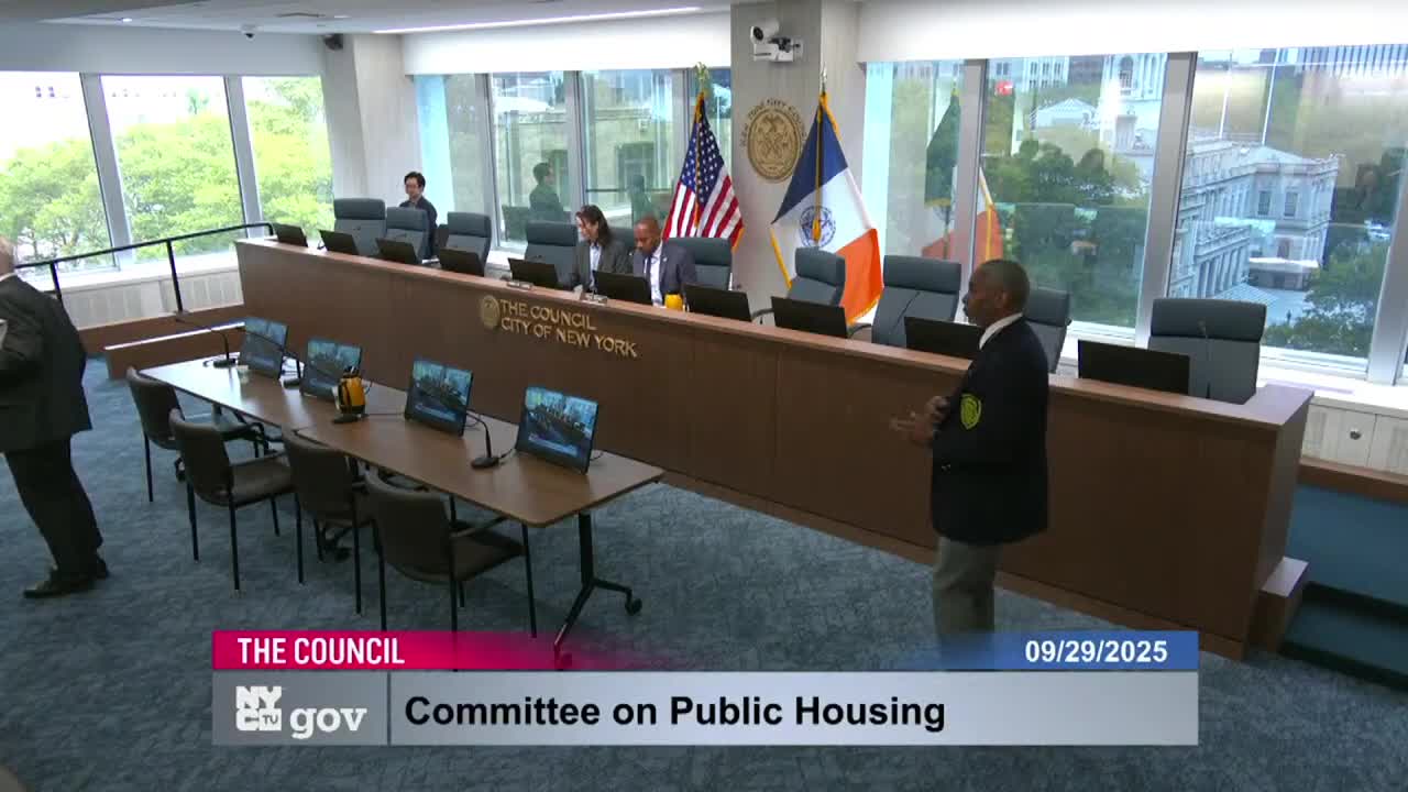 NYC Council Hosts Hearing on Emergency Housing Vouchers and Public Housing Management