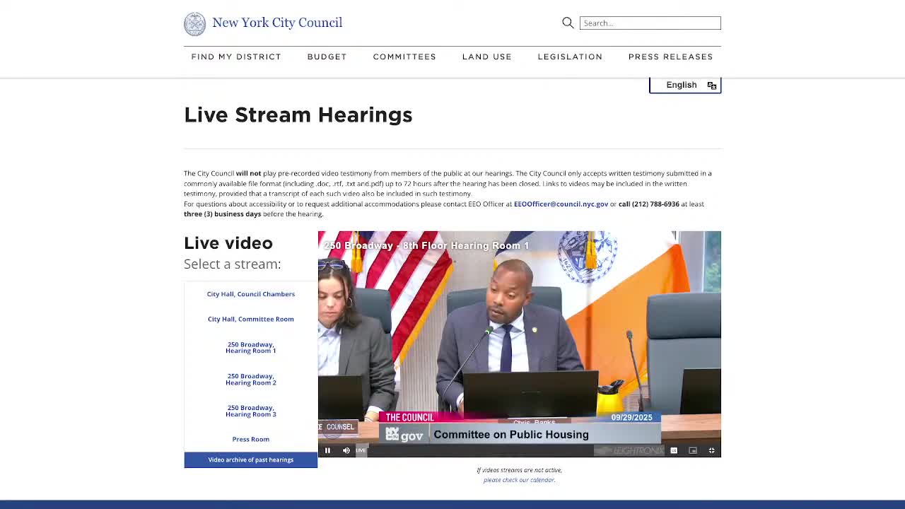 NYCHA Discusses Transition of Emergency Housing Vouchers to Traditional Section 8 Program
