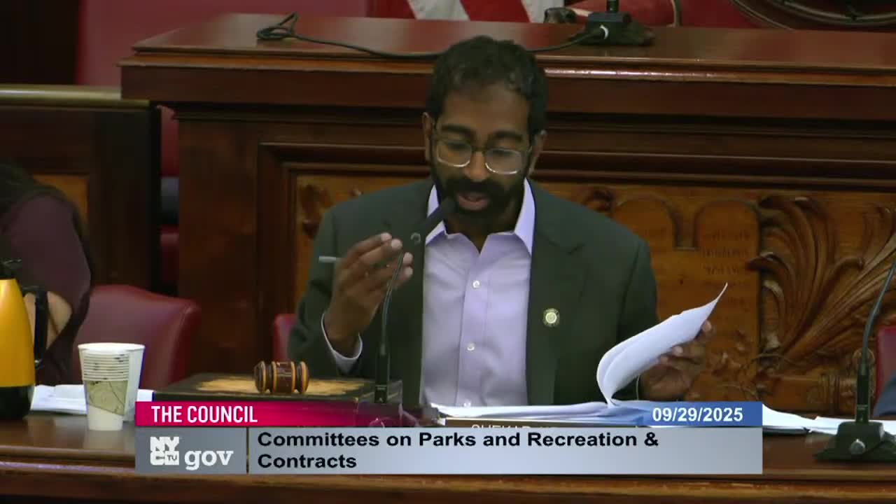 New York City Council Grills Parks Department on Vendor Integrity and Corruption Issues
