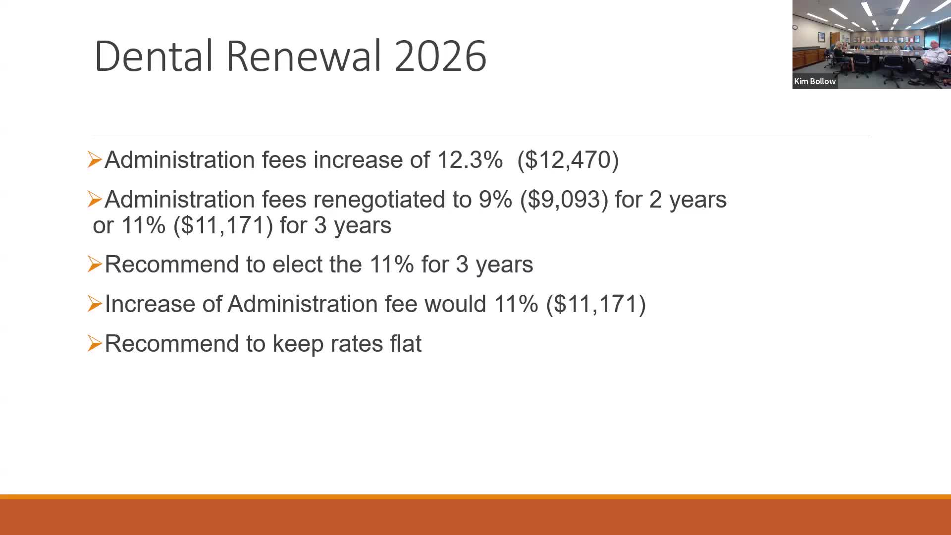 County Proposes Flat Vision Rates and Increased Admin Rates for Employee Benefits