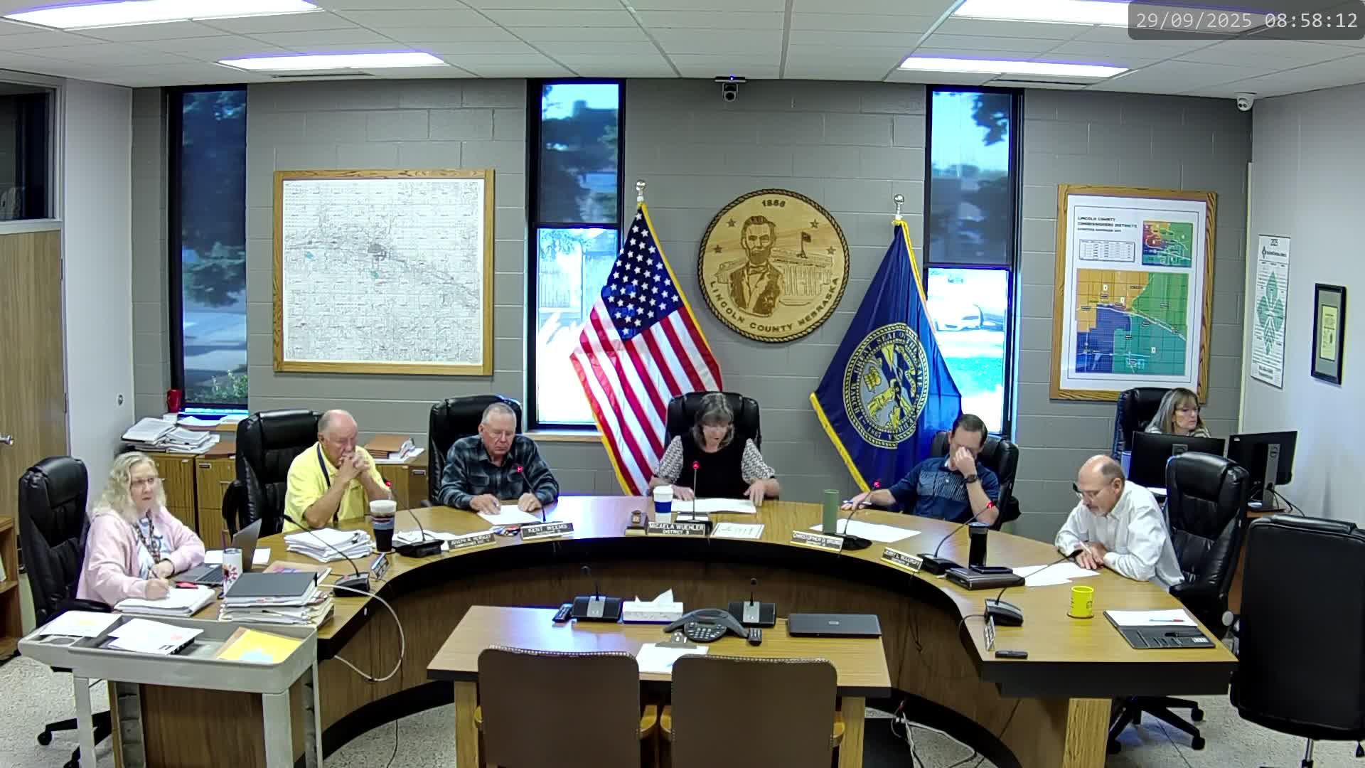Lincoln County Commissioners Approve Minutes and Motor Vehicle Tax Exemption Applications