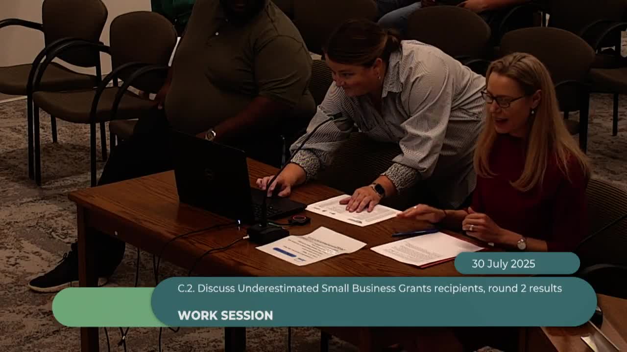 County-funded "underestimated small business" program awards 58 grants; partners outline outreach and next steps