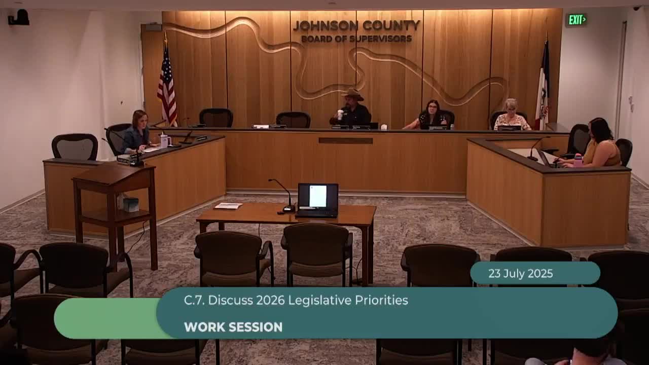 Supervisors discuss 2026 legislative priorities, emphasize local control and civil-rights protections