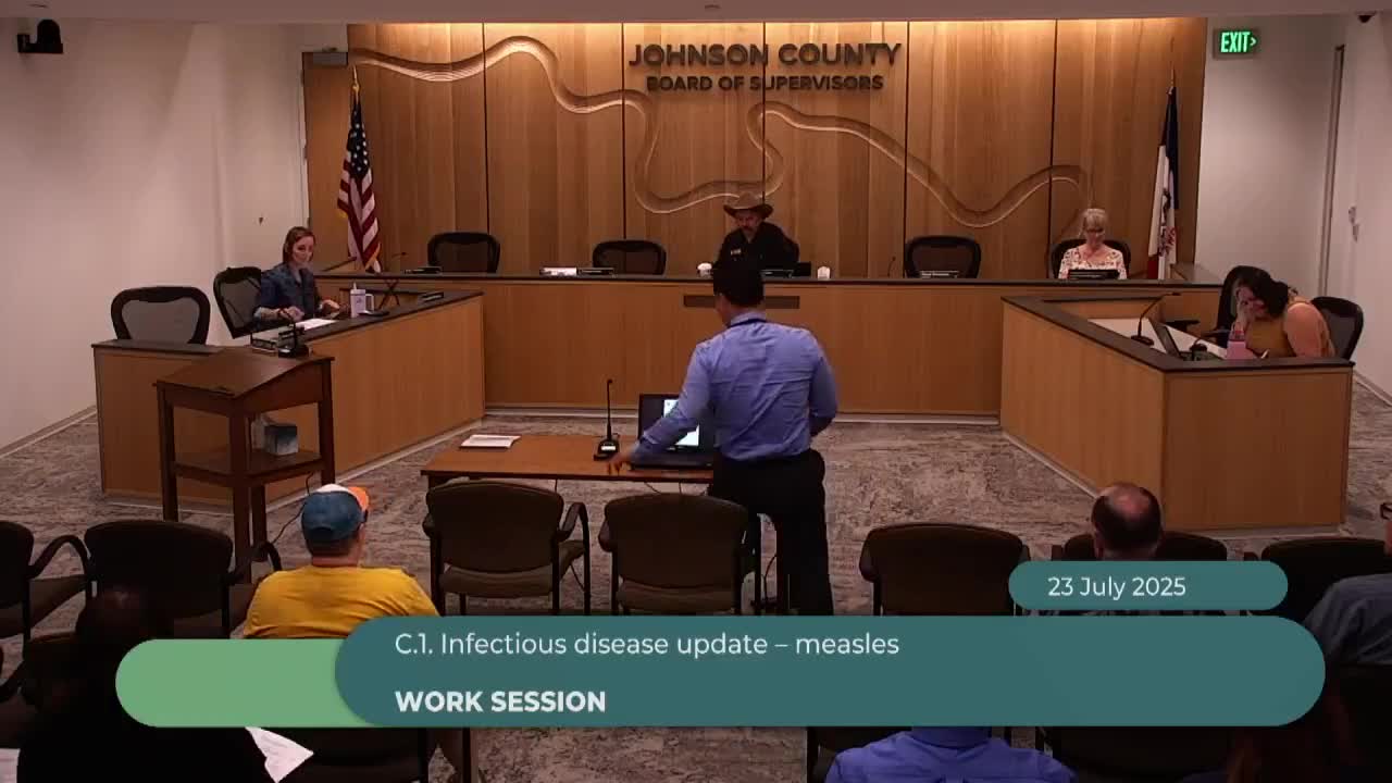 Johnson County public health urges 'dose 0' infant measles vaccination amid locally acquired cases