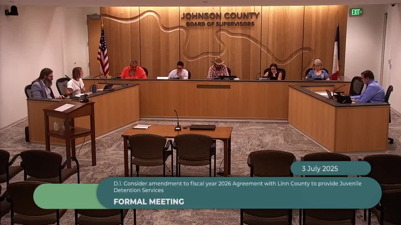 Board votes: juvenile-detention amendment fails; several county policies and agreements approved