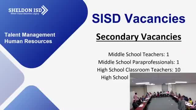 District reports dozens of vacancies; leaders outline recruitment efforts