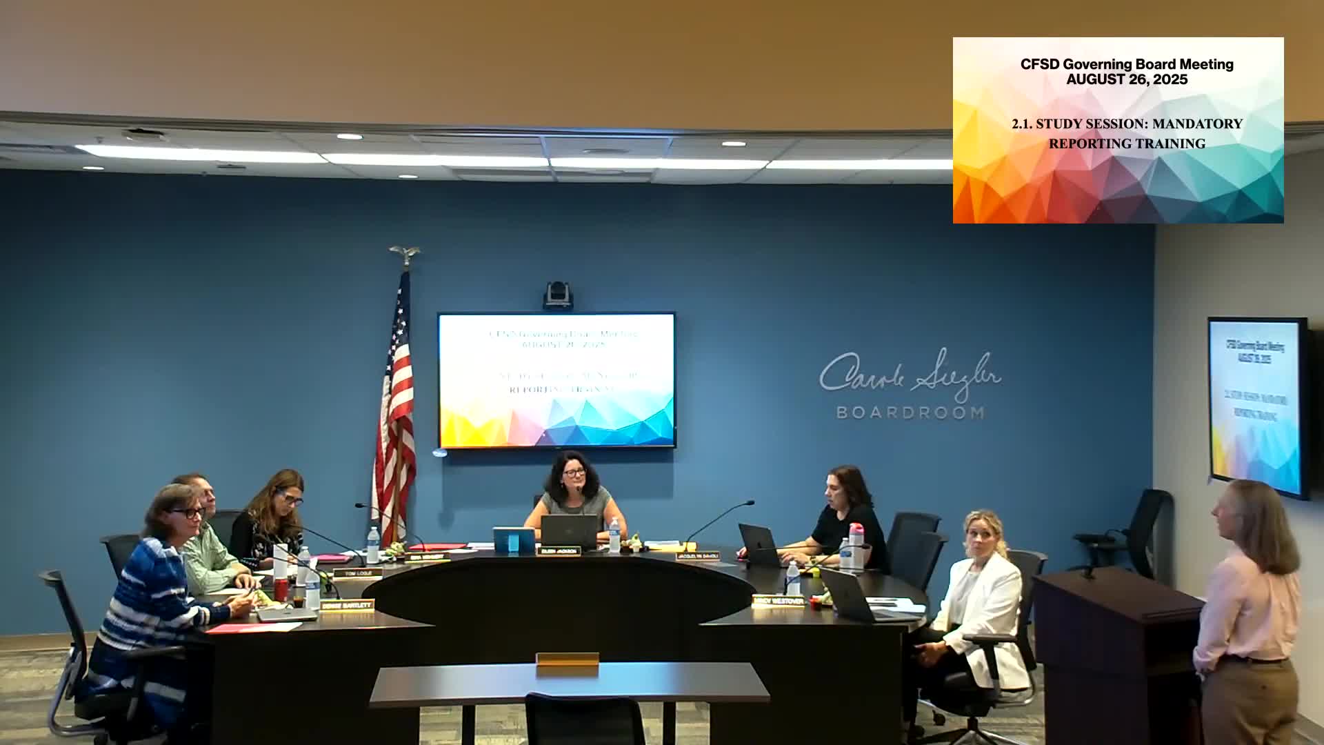 Arizona Governing Board Members Receive Mandatory Reporting Training for Child Abuse Reporting