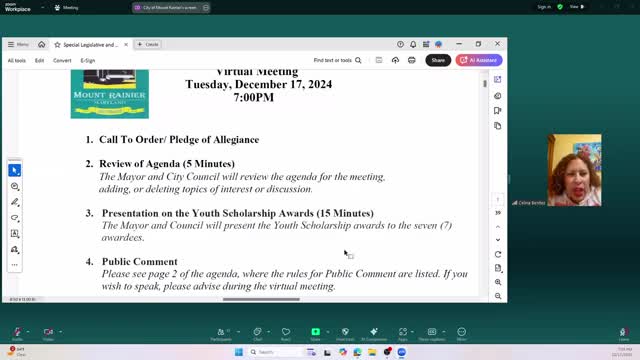 Mount Rainier awards seven $3,000 youth scholarships