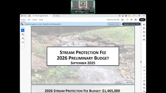 Stream protection fund budgets major Taylor Run restoration; DEP permit and grants fund work