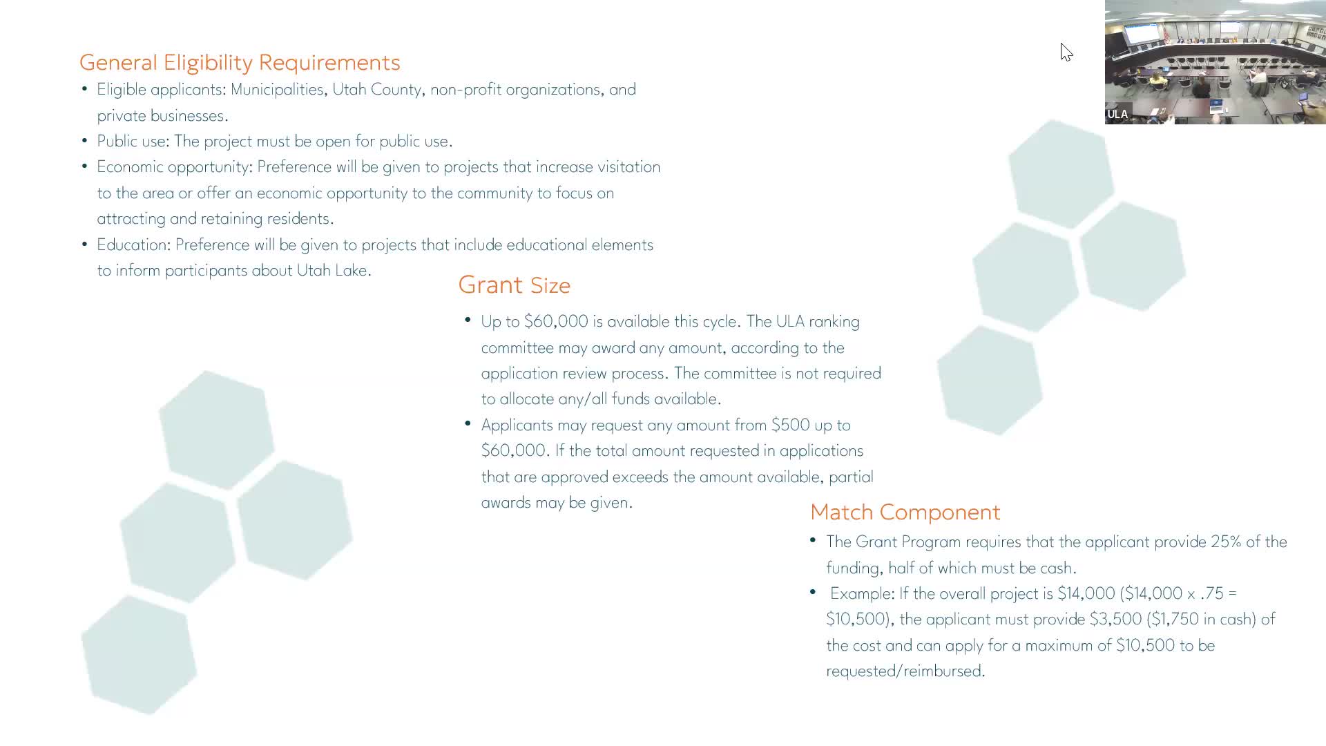 Board Discusses Grant Program Flexibility and Reporting Requirements Ahead of February 1 Deadline