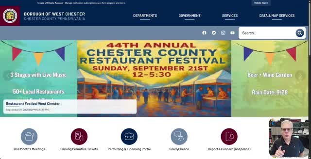 City IT demonstrates new Agenda Meeting Management Center for public meeting access