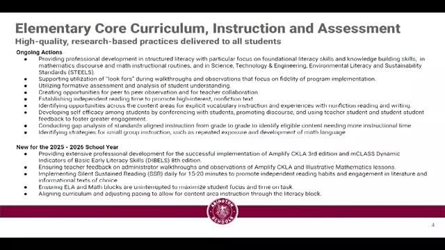 Abington details new literacy screeners, instruction time and MTSS supports for 2025–26