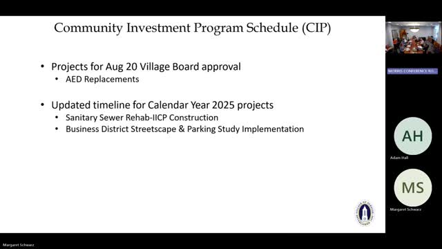 Village delays sanitary‑sewer construction, cites staff capacity and carries engineering forward