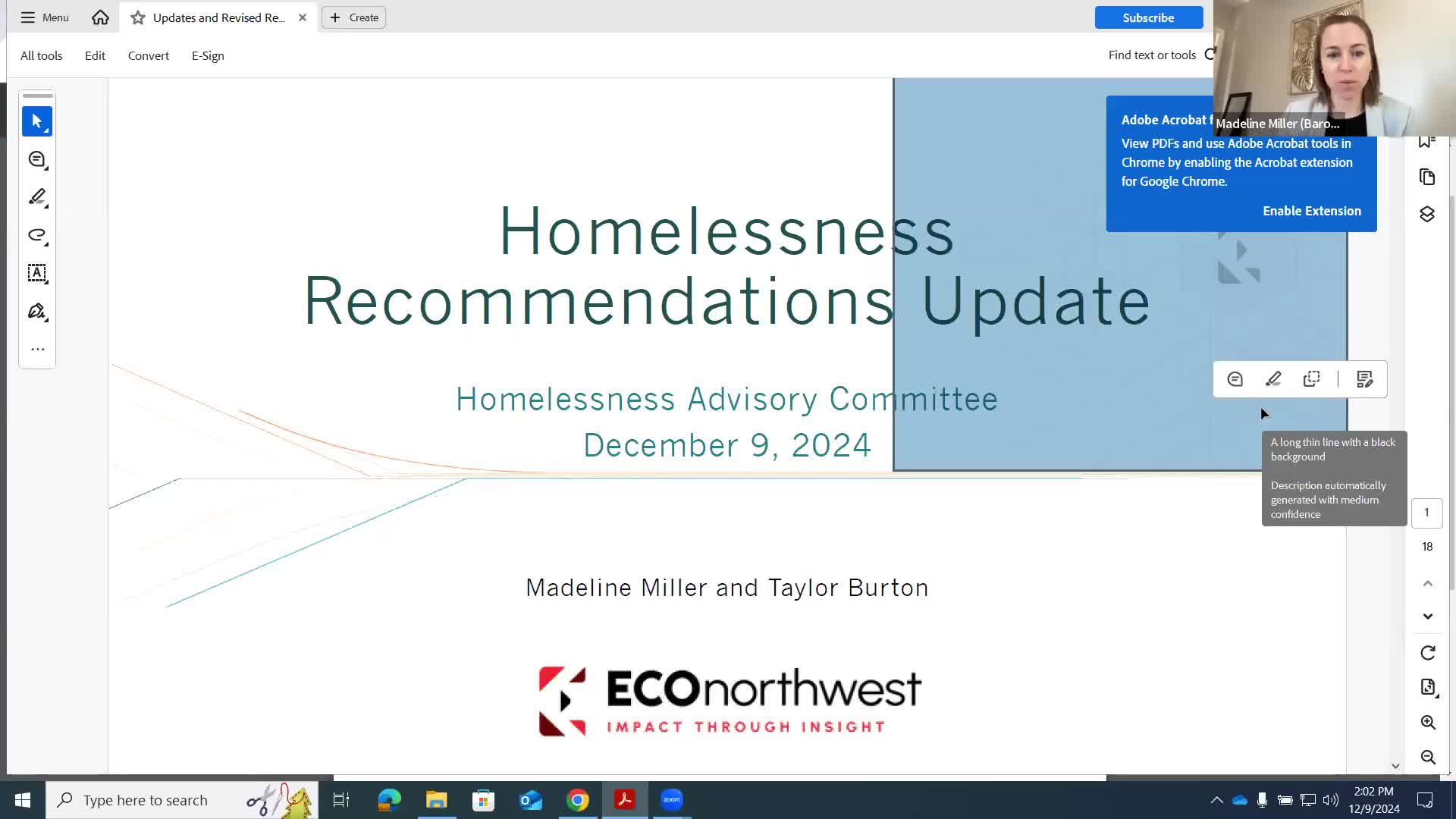 Committee approves Echo Northwest homelessness recommendations to send to city council