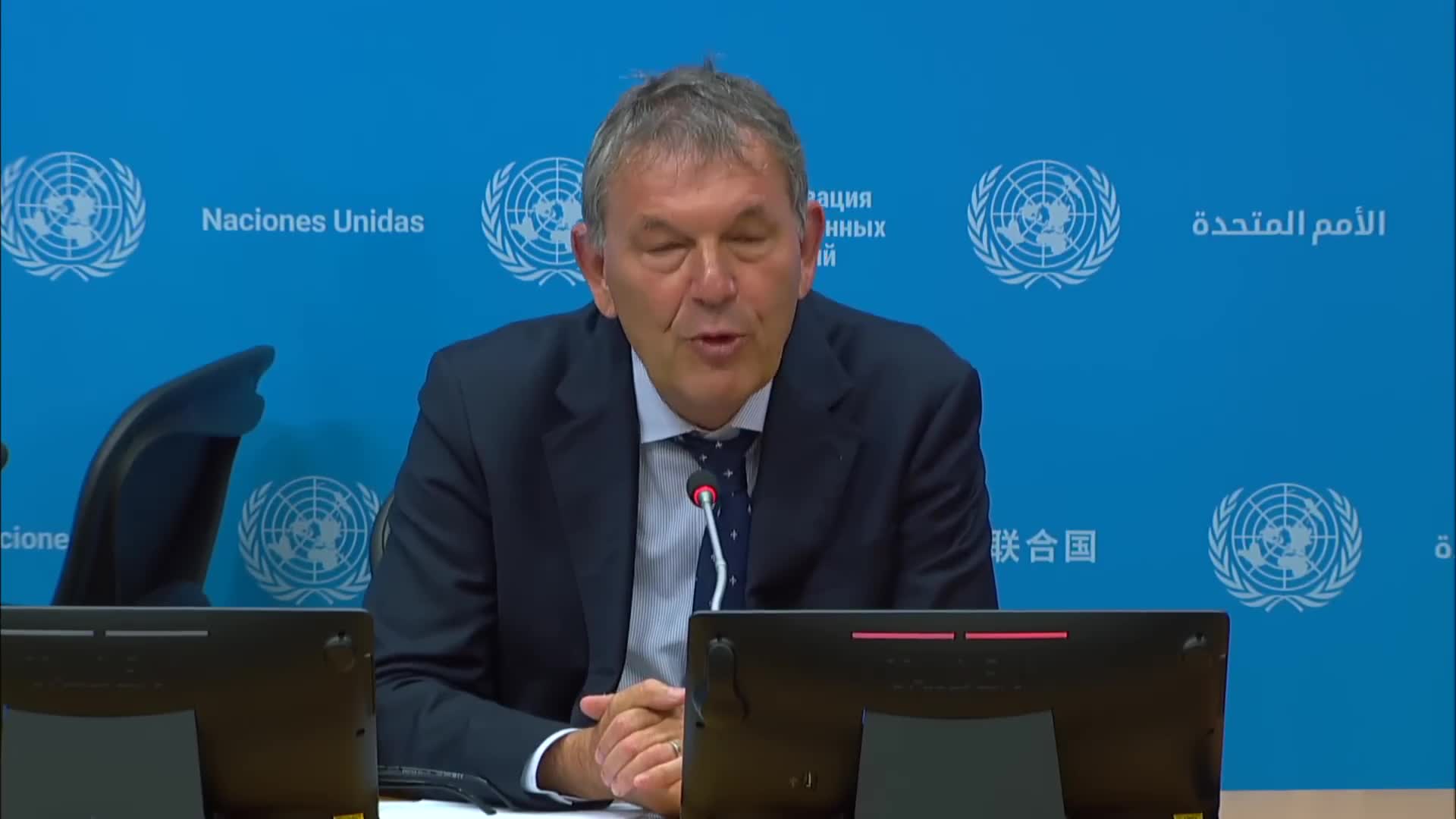 UN Agency Chief Razarini Discusses Palestinian State Recognition and Gaza Conditions