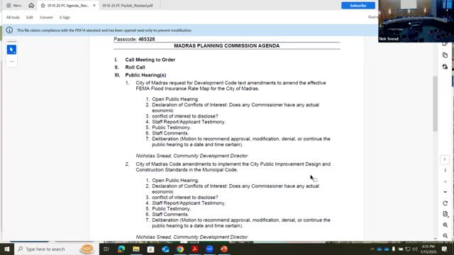 Madras panel recommends adopting updated FEMA flood-insurance map