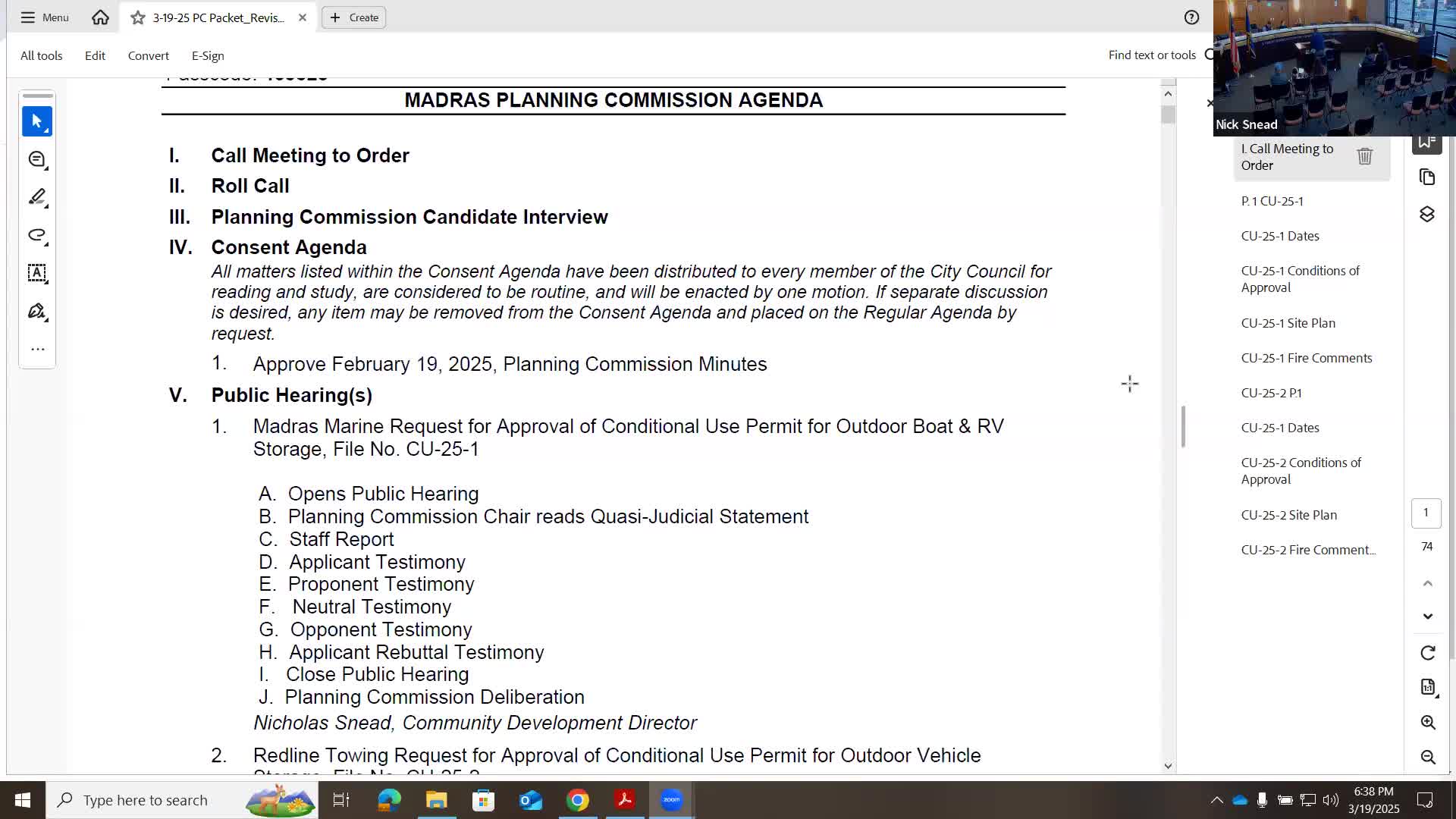 Planning Commission recommends Ian Garrett for appointment