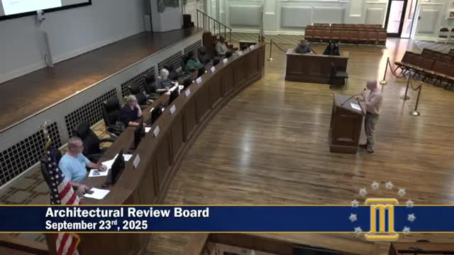 Board approves porch addition at South Perry Street to address recurring rot, preserve cornice details