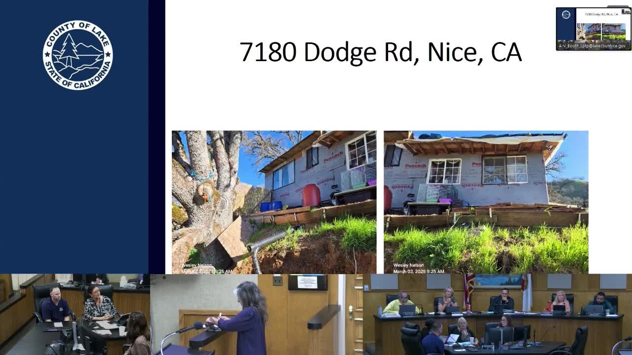Lake County Code Enforcement Issues Unsafe Home Abatement Notice Due to Safety Hazards