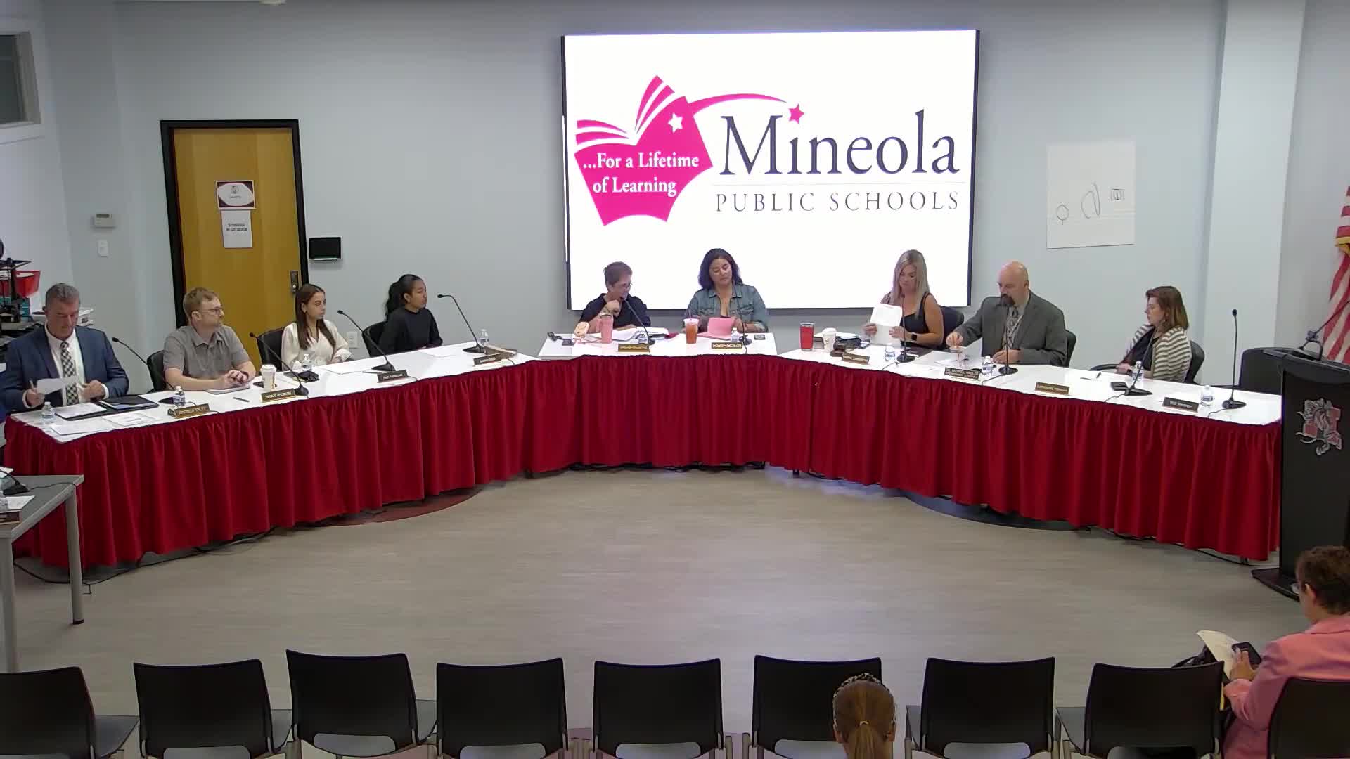 Mineola board hears detailed briefing on PILOT revenue, long‑term budget risk and reserve plan