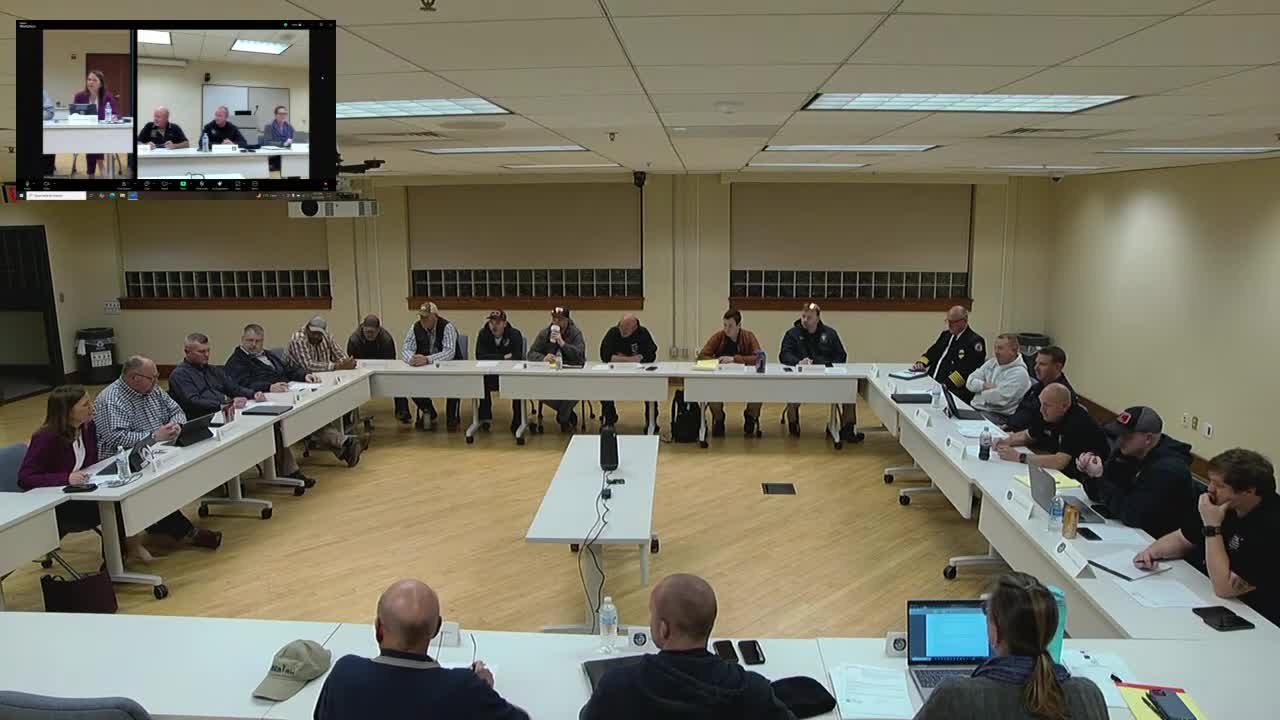 Board Discusses Fire and Rescue Equipment Needs Ahead of Budget Submission