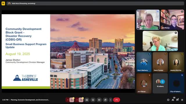 City prepares to launch $17 million CDBG‑DR small-business program; staff to use subrecipients for grants, loans and technical assistance