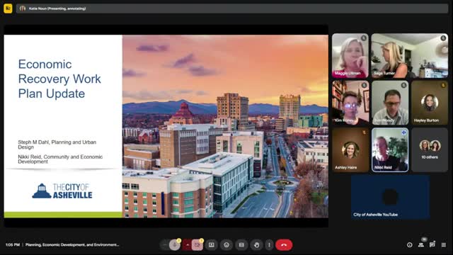 Asheville committee previews economic-recovery plan; staff cites FAST team, business-inclusion wins
