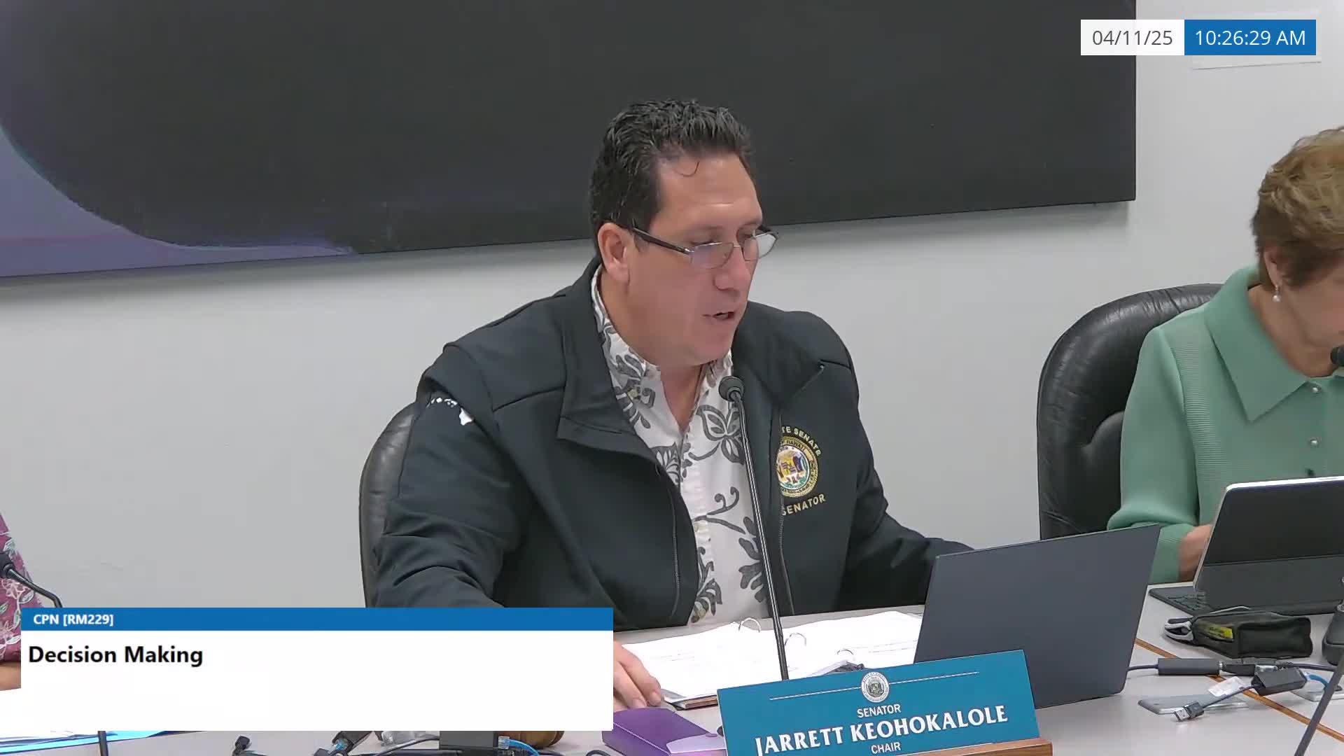 Senate CPN advises and consents to 17 governor nominees; Senator Awa records objection to one nursing nominee